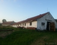 Statek, usedlost a pozemky k pronájmu. Budova statku, zemědělský pozemek - zatravněná plocha